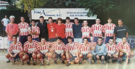 CF Pobla de Segur 2002-2003 amb Carles Puyol