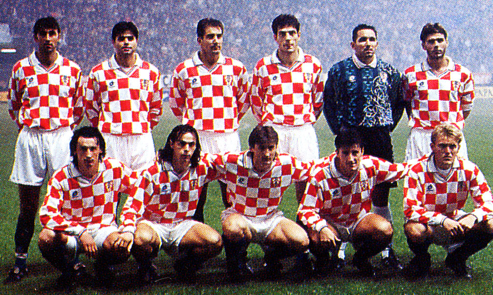 La de selección de Croacia antes de la