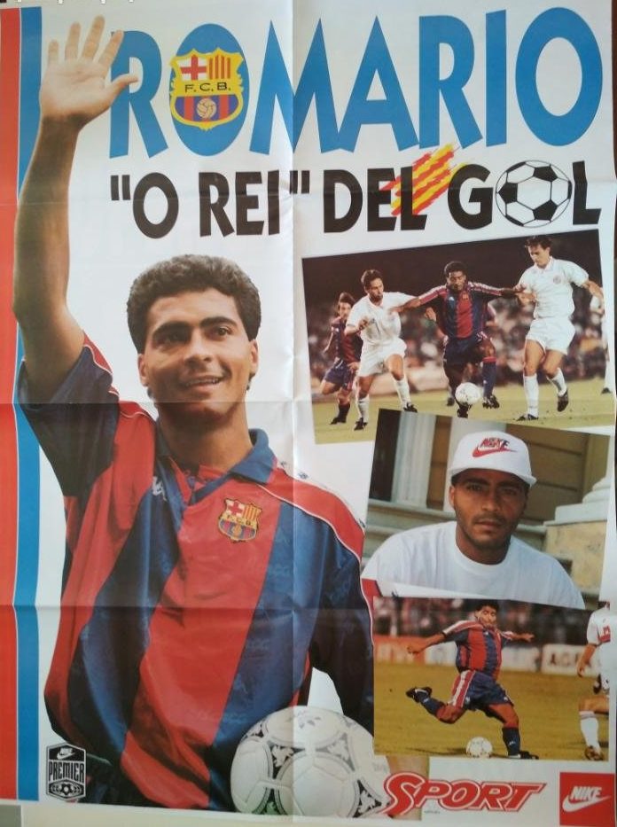 Romário en el FC Barcelona, el 