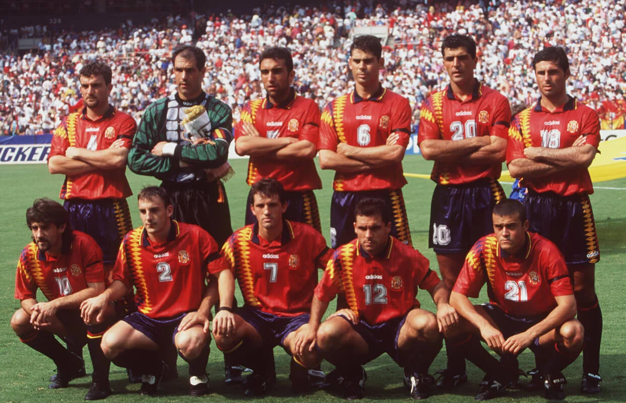 Grandes ausentes la selección española del Mundial 1994